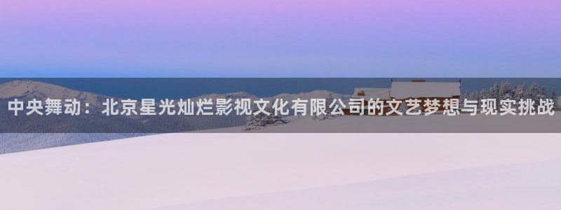 星辰免费电影：中央舞动：北京星光灿烂影视文化有限公司的文艺梦想与现实挑战